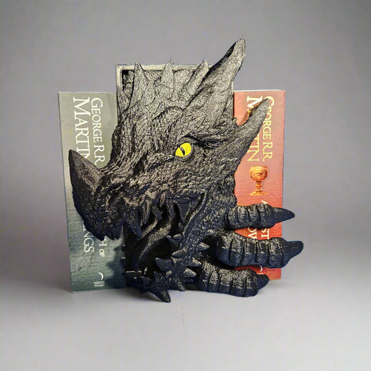 Book Nook Dragon Head Yellow Eye