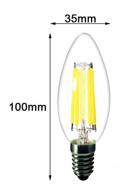 LED Candle Bulb 6W Dimmable